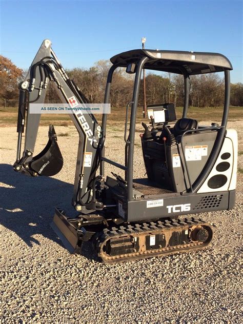 terex tc16-2 mini excavator 1 4.9 tons|Mini Excavator Thumbs .